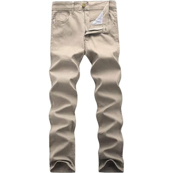 Men's Slim Fit Skinny Stretch Comfy Jeans Denim Pants